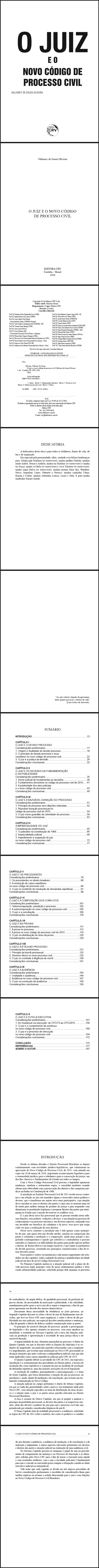 O JUIZ E O NOVO CÓDIGO DE PROCESSO CIVIL